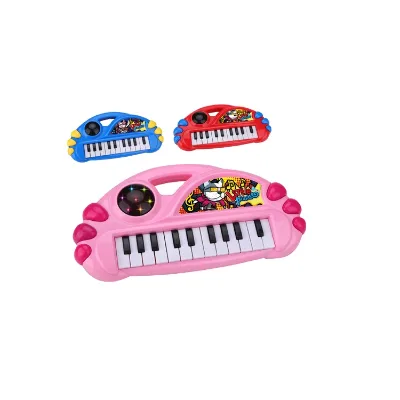 Plastic Mini Car Shape 3D Electronic Organ for Kids Very Cheap Electronic Keyboard