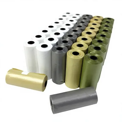 Wholesale High-Density Polyethylene Flat-Mouth Style Dog Waste Poop Bags Pet Garbage Bags