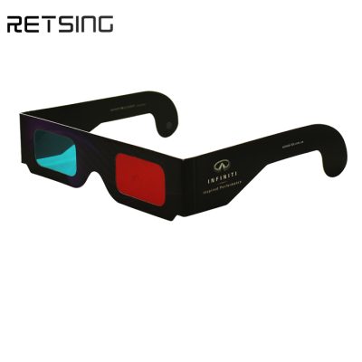 3D Virtual Reality Glasses Red Blue Cyan Paper Glasses 3D Movie Vision Glasses