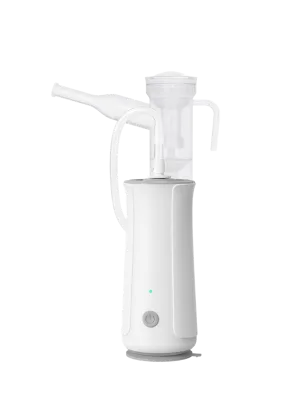 New Dual Mode Portable Nebulizer Large Fog Fine Atomization One Button Control Light Indicator Anti-Slip Base