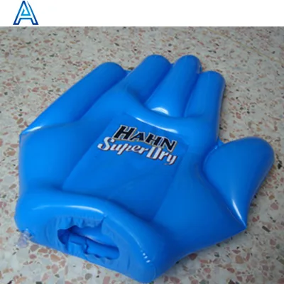 Advertising Promotion Cheap Vinyl PVC Inflatable Hand Palm for Inflatable Clapper Hand