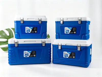 Food Grade Insulated Cooler Box Cooling Storage Box for Fishing Outdoor Vending Fresh Delivery Commercial Use