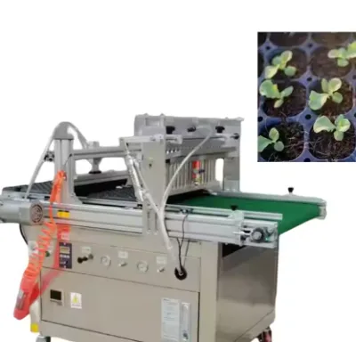 Semi-Automatic Plug Tray Nursery Seeder Seedling Growing Machine High Productivity PJ Brand Garden Use