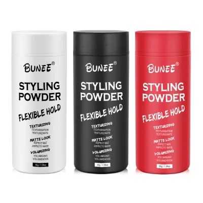 Hot Sale 30g Matte Texture Powder Men's Hair Styling Powder Lightweight Shine-Free Polvo Texturizador for Thickness and Volume