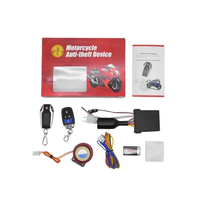 2 Way Car Alarm System Anti Theft PKE Vehicle Security System With LCD Display for Motorcycle Without Tire Pressure Device