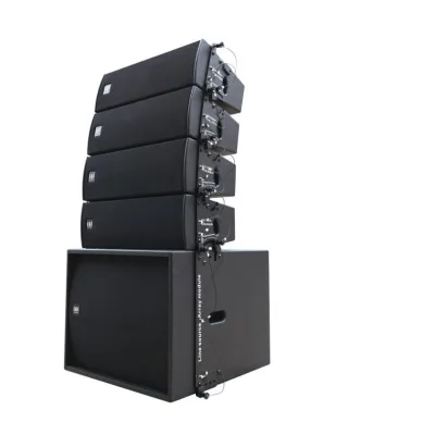 Dual 8 Inch Line Array Speaker Passive Pro Audio System for Stage DJ Rental Live Sound Conference Concert Stage Outdoor Event
