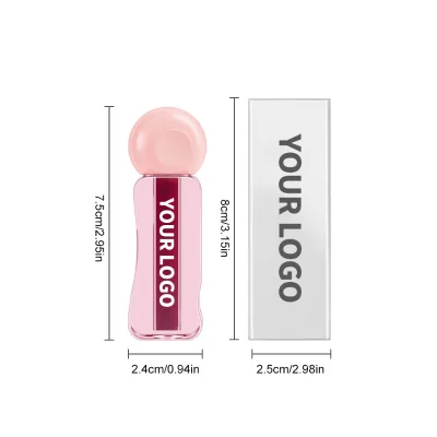 High Quality Private Label Lip Gloss Waterproof Matte Liquid Lip Balm With Trendy Design Customizable Logo Oem Cream Lip Tint