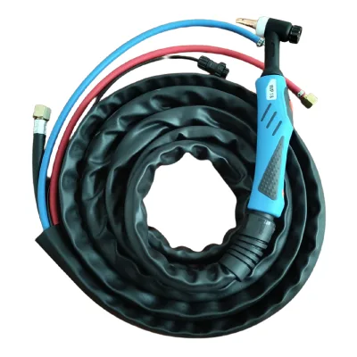 VERDA WP-18V Air Cooled Copper Plated Angled Torch Head TIG Welding Torch ISO9001 Certification Argon Compatible 1 Year Warranty
