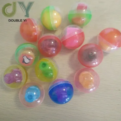Plastic Mixed Flocking Animal Capsule Toys for Kids-Educational Cartoon Egg Shell Design 45mm