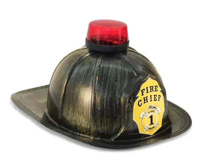 Fire Fighting Protective Firefighter Safety Helmet with Siren Light Costume