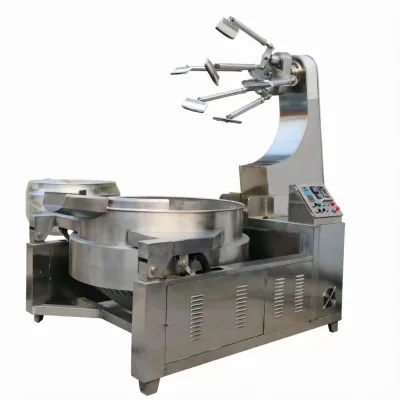 PLC Controlled Planetary Cooking Kettle with Hydraulic Tilting System