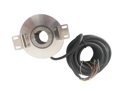 OIH100-1024C/T-C2-12V TS5208N122 100mm 20mm Optical Incremental Elevator Encoder 1024PPR DC12V NPN Open Collector PKT100 Series