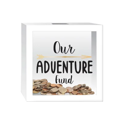 Best-Selling Adventure Wooden Piggy Bank Customizable Multi-Functional Decoration Easy-to-turn Opening Method for High Quality
