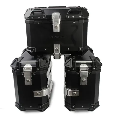 Side Box and Tail Box with Racks High Quality Aluminum Alloy Motorcycle Tail Boxes