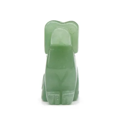 Huiying Factory supplies the 1.3inch natural Healing Crystals Stones Dog Set wholesale Crafts