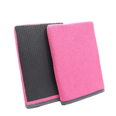 Microfiber Car Wash Mitt MLST2.0 8.7"x5.5" Made in China Private Label Removes Stains & Clay Bar Glove