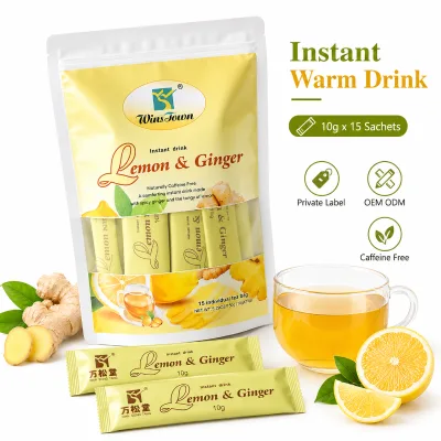 Instant Herbal Drink Powder Warm Daily Wellness Support Private Label OEM ODM Factory Direct Bulk Wholesale Manufacturer