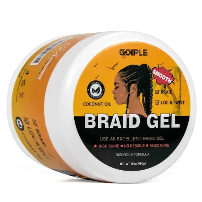 Neat Braid Conditioning Shining Hair Gel 16 OZ Wholesale Edge Control Gel for Braided Fishing Line Styling Braid Gel