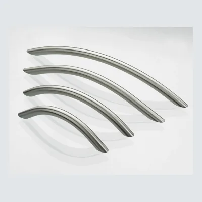 Solid Stainless Steel Tube Bow Bridge Handle for Bedroom Furniture Cabinet Drawer Wardrobe Dresser Pull