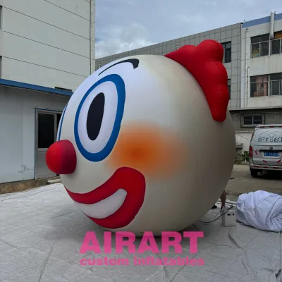 Best-Selling Expression Clown Balloon for Street Decorations, Custom Inflatable Clown Balloon & Cartoon Clown Advertising Model