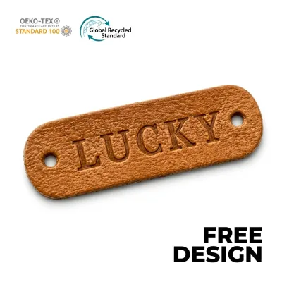 Custom Leather Patch Logo PU Genuine Leather Label Embossed Brand Tag for Jeans Bags Shoes Apparel OEM Supply