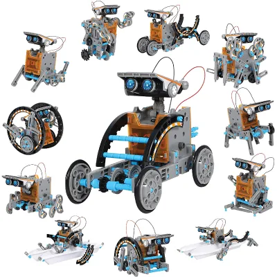 2022 Solar Robot Toy Kits High-Tech Science Toys for Kids Student Intellectual 12 in 1 Development DIY Educational Kit Toy