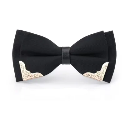 Leading Manufacturer & Exporter Widely Selling Party Wear Black Velvet Bow Tie for Men at Genuine Price for Bulk Purchasers