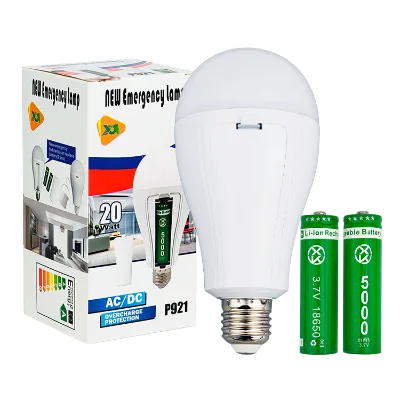 20w 2 Pieces 800mAh 18650 Batteries Cheap Emergency Led Light Bulbs