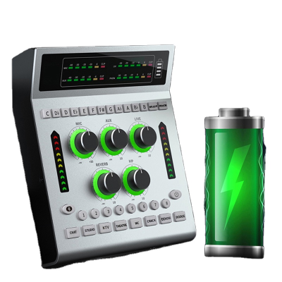 Digital Live Streaming Professional Audio Preocessor Sound Card Audio Mixer