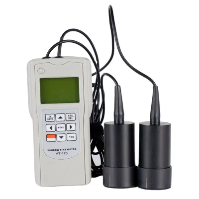 Portable window tint meter AT-175 protective film PC and acrylic plastic Transmittance Tester range 0.0%-100%