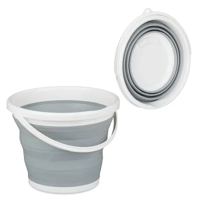 Collapsible Water Bucket 3l 5l 10l Cleaning Camping Beach Car Washing Outdoor Simple Carry Portable Foldable Water Bucket