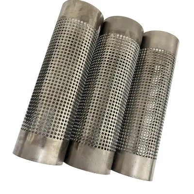 Corrosion Resistant Gr2 Perforated Titanium Pipe with Custom Hole Size
