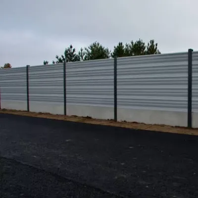 Outdoor Reduce Machinery Equipment Noise Barrier Sound Fence Anti-Dust Windproof Workplace Comfort