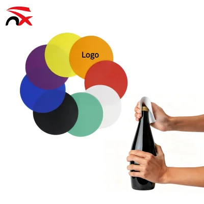 Custom Silicone Non-Slip Bottle Opener Mat Multi-Purpose Lid Gripper Cap Twist Helper Kitchen Durable Pad Opening Jars Bottles