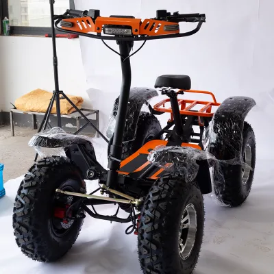 Sport Type 4 Wheel Electric Scooter Max Speed 75km/h