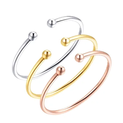 Stacking Midi Thin Rings 925 Sterling Silver Adjustable Toe Rings