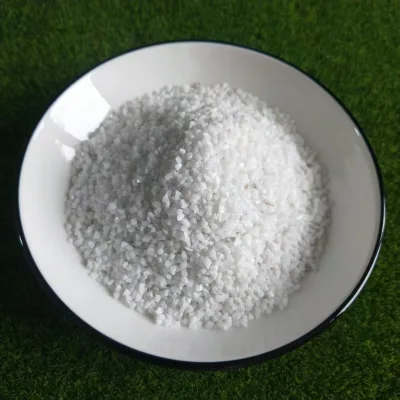 80-120 Industrial Grade Coarse White Granite Sand. Natural Snowflake White Sand for Architectural Decoration Exterior Wall Real