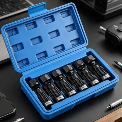 Ultimate Performance 6 PCS Coated Shock Absorber Tool for Advanced Auto Diagnostics Durable Alloy Drive Wrench Pack