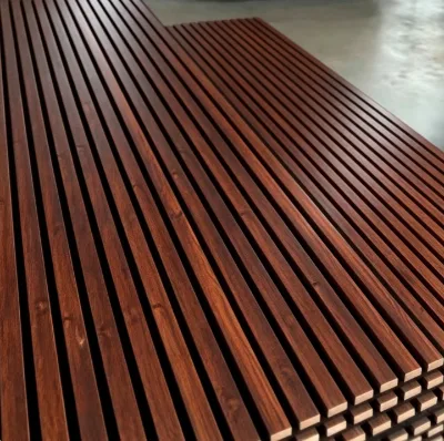 Polyester Fiber Akupanel 3D Slat Eco-Friendly Modern Acoustic Panel with 3D Model Design for Hotels and Studios