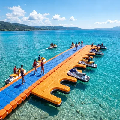 Plastic Floating Pontoon Dock Platform