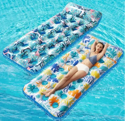 Inflatable Pool Floats Raft Oversized Pool Raft and Floaty for Adults Cooling Pool Float Contour Lounger