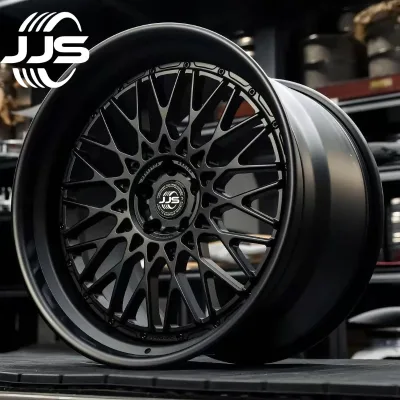 JJSEES New 19-24 Inch 2-Piece Forged Aluminum Alloy Chrome Concave Wheels 40mm25mm100mm PCD Universal Fitment 5-Year Warranty