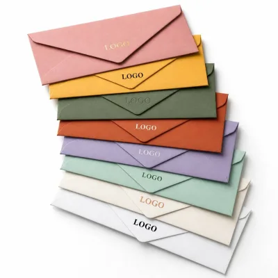Simple Type Custom Kraft paper Envelope Printing Wedding Colored Paper Envelopes