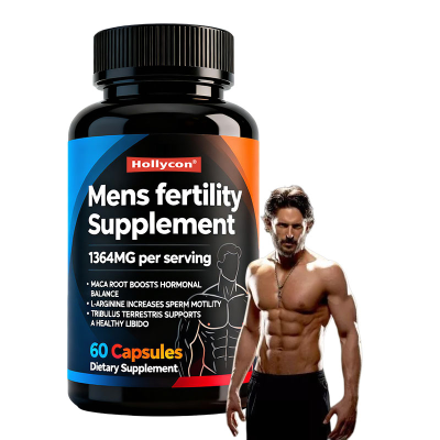 OEM Stamina Booster Male Enhancement Pills Supports Sperm Motility Volume Energy Drive Stamina Men's Fertility Supplement