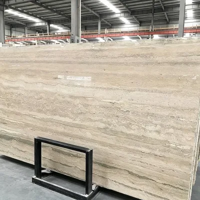 Natural Marble Polished Silver Calcareous Wall and Floor Tiles Are Suitable for Indoor Flooring and Kitchens
