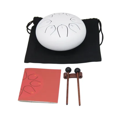 Hot SALE Durable Beginner Lotus Drum Colorful 6 Inch 8 Notes Steel Tongue Drum Ethereal Drum for Students with Drumsticks