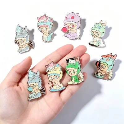Factory Direct Custom Cartoon Anime Cute Badge Enamel for Fan Merch Durable Branded Collectible Accessory