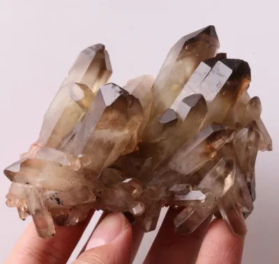 Natural Citrine Smoky Quartz Clear Crystal Cluster for Sale
