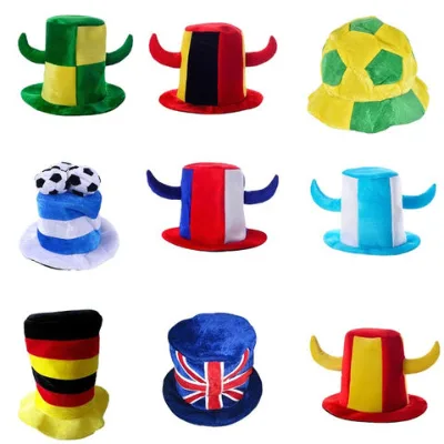 North America World Cup Party Custom Souvenir Hats Cheering Football Soccer Fan Hats Sports Event Hats 2026 FIFA World Cup