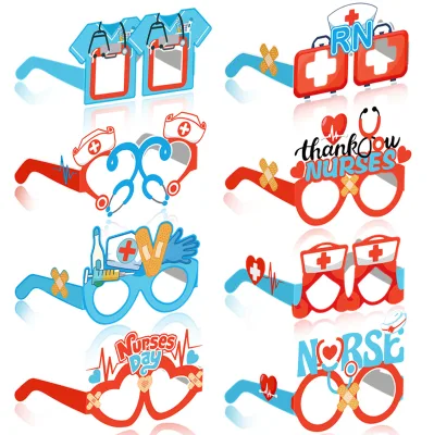 Nurse's Week Hospital Nursing Funny Party Set Nurse's Day Themed Photo Props for Parties